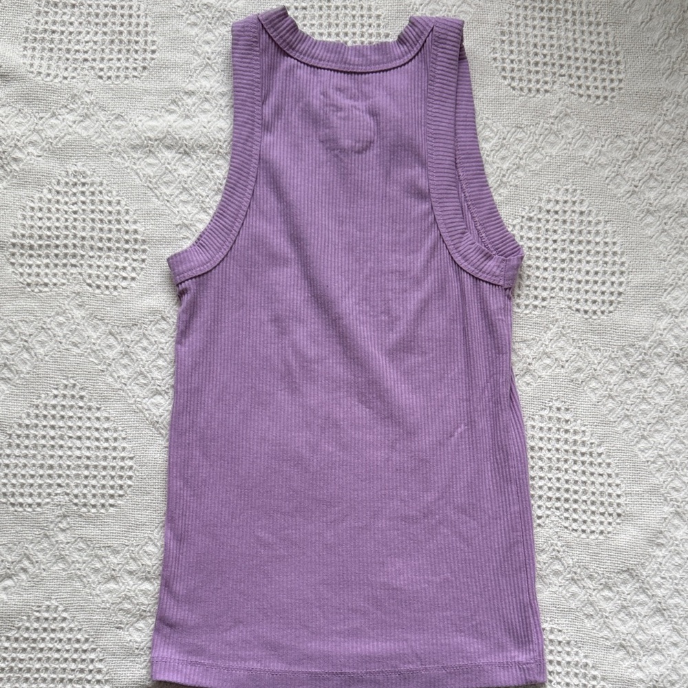 Athletic Works Lavender Ribbed Tank - Picture 3 of 4